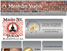 Tablet Screenshot of mainstyoga.com